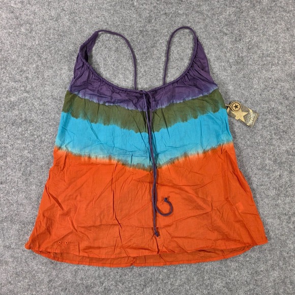 Converse Tops - NEW Converse One Star Women's Tie Dye Lightweight Tank Top Med Purple orange NWT